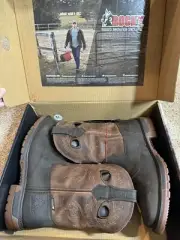 Rocky Mens Sz 12 Original Ride FLX Waterproof Western Square toe Boot