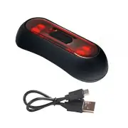 Red Motorcycle Bicycle Helmet Night Strip Safety Signal LED Lamp USB Charger