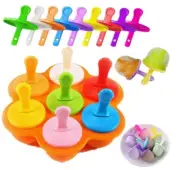 New Silicone ICE POP/BABY FOOD MINI MOLD Orange