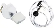 Fox 40 Classic CMG Whistle 115 dB With Breakaway Lanyard, Color White