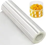YQL Cake Collar 12 Inch,Acetate Cake Collar Roll DIY Acetate Sheet Baking Transparent Mousse Cake Sheets Surrounding Edge Clear Cake Strips for Baking Decorate Shaker Cards Making (12x394 Inch)