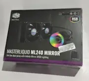 •SEALED• Cooler Master MasterLiquid ML240 Mirror 240mm ARGB Dual Pump 3rd Gen