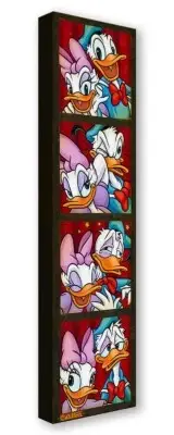 Donald Duck Walt Disney Fine Art Trevor Carlton Ltd Ed TOC Photo Booth Chaos