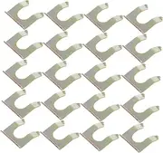 30pcs Brake Securing Clips High Strength Hose Clamp for Car Motorcycle Repair Durable U Shaped Fixing Clip Enhanced Driving Comfort Suitable for Various Vehicles