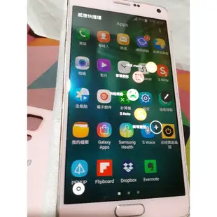 Samsung Note3 N900U 16G Note4 N910U 32G 4G 白色 功能正常 約9成新