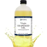 Zatural Grape Seed Oil | Cold Pressed | 100% Pure Virgin