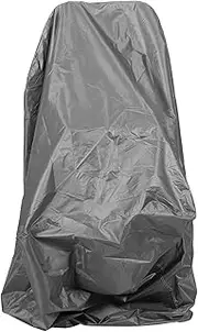 Outdoor Electric Wheelchair Cover, Waterproof Dustproof Sunproof Protector for Elderly Mobility Scooters, 210D Polyester Grey Sleeve, Fits 100Cm X 75Cm X 100Cm