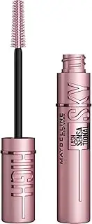 Maybelline Sky High Washable Mascara Makeup, Volumizing Mascara, Buildable, Lengthening Mascara, Defining, Curling, Multiplying, Washable Very Black, 0.2 fl. oz.