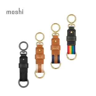 Moshi key ring 勾扣皮革織帶鑰匙