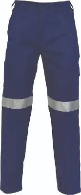 DNC Lightweight Cotton Cargo Work Pants With 3M Tape Long Size 74L- 94L Ph Pocke