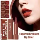 Tapered Gradient Lip Liner Matte Velvet Lipstick Contouring Lipliner Make` F0Y9