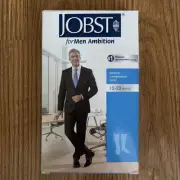 Jobst For Men Compression Knee Socks 15-20 Size 4 Khaki