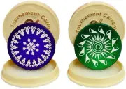 Tournament Carrom Striker Premium Quality (Set of 2,15gm)