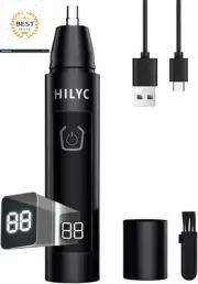 Ear and Nose Hair Trimmer, USB Rechargeable, Painless, for Eyebrow and Facial Ha