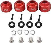 Modification Accessories Aluminum Alloy Wheel Widening Adapter for 1/10 RC Crawler for TRAXXAS for TRX4 for TRX-4(8mm)