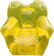 Inflatable Chair, Lounger Chair, Blow Up Air Sofa Without Pump, Folding Lazy Couch, Inflatable Furniture for Indoor Outdoor Party, Yard, Camping(Yellow)