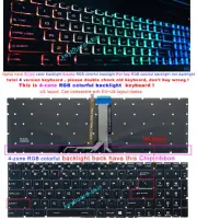 New for MSI GP62 GT62 GP72 GL62 GL72 GP62MVR GP72MVR Keyboard US English Backlit