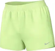 [Nike] Challenger Men's Dri-Fit Running Shorts with Lining (Approx. 18 cm), Barely Volt/Barely Volt/Reflective Silv, DV9359-701, L