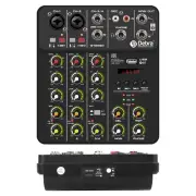 V4 Audio Interface Mixer with Bluetooth USB Recording Computer 48V Phantom Power