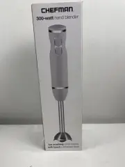 Chefman Rubberized Hand Blender Gray