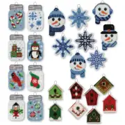Herrschners® Holiday Ornament Set Plastic Canvas