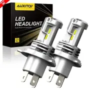 2-sides 9003 H4 HB2 LED Headlight Bulbs Kit High Low Beam 6500K 2400000LM Bright (for: Smart)
