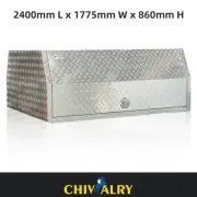2.5mm 5052 Aluminium Checker Plate 2400mm 2 Doors Canopy