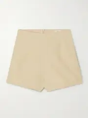 [Le Kasha] Le Kasha - + Net Sustain Ezbet Organic Linen Shorts - Beige - small small Neutrals