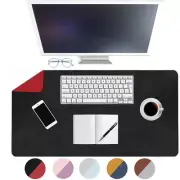 Large PU Leather Computer Desk Mat Dual Sided Use Waterproof Laptop Mouse Pads