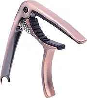 Levemolo Guitar Capo Metal Acoustic Capo for Folk and Classical Guitars Compact Design for Easy Transposition Durable Accessory Antique Finish