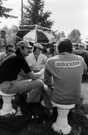 Hans-Joachim Stuck and Vittorio Brambilla Italian GP 1974 Old Photo 5