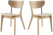 Matt Blatt Set of 2 Larsen Wooden Dining Chairs (Natural) - MBLAR2DCNCA