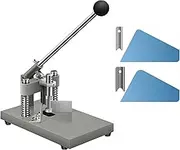 CHAOFLIGHT Corner Rounder Cutter Machine Paper Corner Punch, Manual Heavy Duty R6mm R10mm 1.2”/ 30mm Thickness Commercial Card Cutter with Paper Press for ABS PVC Aluminum Sheet Cardstock