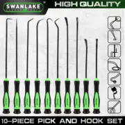 10 Pick Hook Set Car Auto Oil Seal O-Ring Hooks Tool Puller Remover Storage Bag