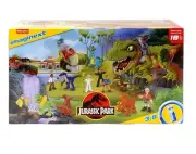 NEW Imaginext Jurassic Park Dinosaur Recon 19-Piece Figure Playset for Kids