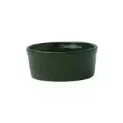International Tableware, Inc RAMF-10-G Cancun Green 8 oz Ceramic Fluted Ramekin