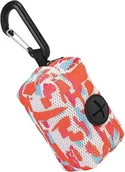 Dog Waste Bag Dispenser | Dog Poop Waste Bag | Dog Waste Bag Holder | Zipper Pouch Dog Poop Holder With Carabiner, Poo Bag Holder, Pet Supplies