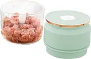Electric Dicer,USB Vegetable Onion Processor Grinder - Cordless Portable Multifunctional Garlic Mincer Tool with Bowl for Home, Baby Food, Salad