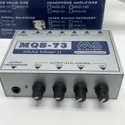 McLelland MQS-73 Mini Mix ii Four Channel For Audio Visual/Aerobics NEW