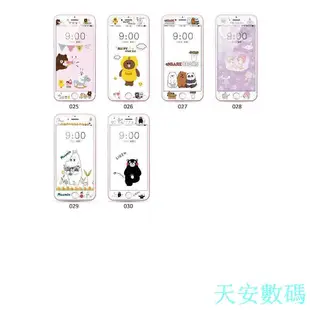 卡通 可愛 kikilala 雙子星 透明 iPhone7/8 plus鋼化玻璃貼膜 手機螢幕保護貼膜 6splus