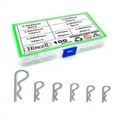 100 Pcs Cotter Pins Assortment Kit Hair Pin R Clips Retaining Pins for Trucks