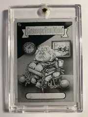 2020 GARBAGE PAIL KIDS DETAINED DWAYNE 1/1 BLACK PRINTING PLATE LATE TO SCHOOL
