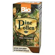 Bio Nutrition Inc Pine Pollen,1,500 mg ,90 Veg Cap (Pack of 3)