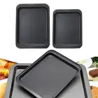 Easy Clean Baking Tray Bread Cake Baking Tray Easy Grip Handles Rectangular