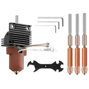 K1 Ceramic Hotend Kit Quick Swap Nozzle K1C All-Metal Integrated Extruder Hot End for K1 MAX 3D Printer Photo Color
