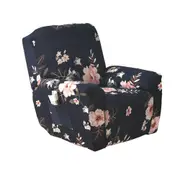 Printed Recliner Slipcover Stretch with Side Pocket Sofa Couch Cover Lazy Boy Chair CoverFurniture Protector-Style 2