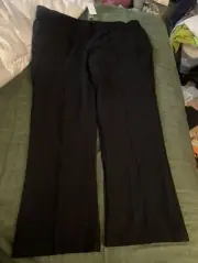 Eileen Fisher Women's Black Slim Bootcut Pull-On Pants Sz 2X NWT $188