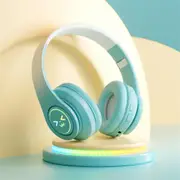 New B39Pro Gradient Color Bluetooth Earphones Headwear Wireless Foldable Earphones(Green)