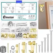 Cimeton 239PCS Picture Hanging kit Include Picture Frame Hangers with Wall Nails Picture Hanging Hooks Photo Hanging Picture Hangers Picture Frame Hanging for Home Decor