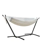 [Gardeon] Camping Hammock With Stand In White